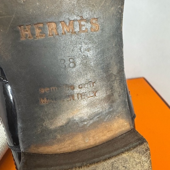 Vintage Hermes Brighton Boots Chelsea Ankle Boots Size 38. main image 6